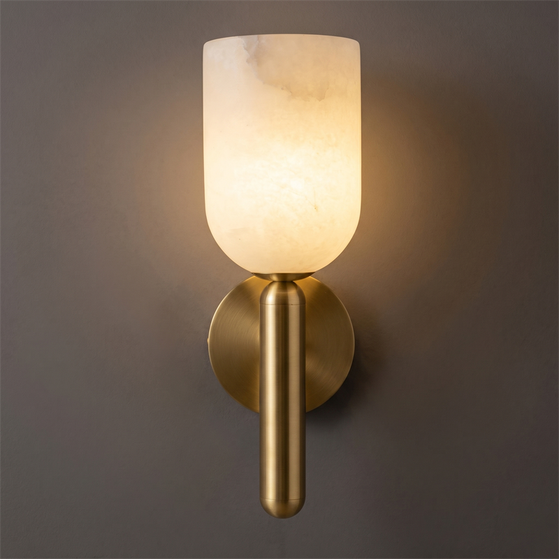 Alboette wandlamp van Spaans albast