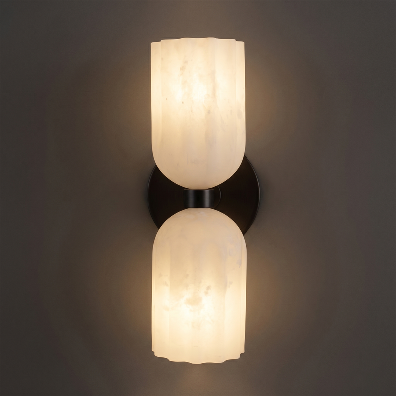 Alboette wandlamp van Spaans albast