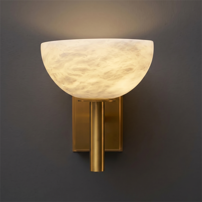 Alboette wandlamp van Spaans albast
