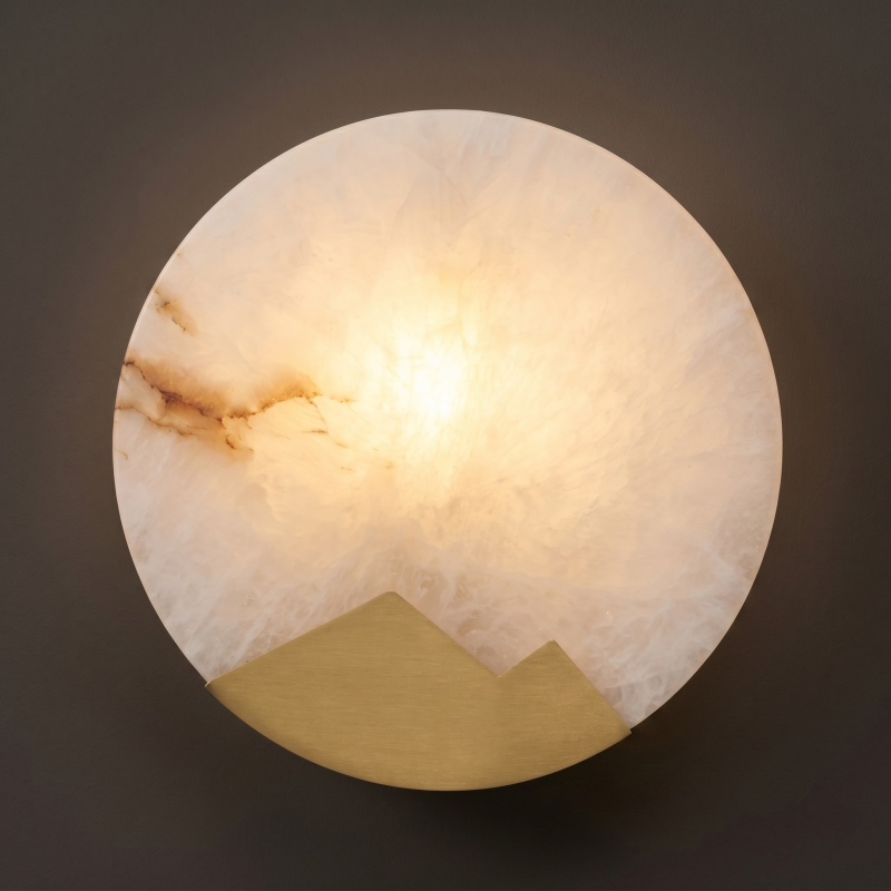Alboette wandlamp van Spaans albast