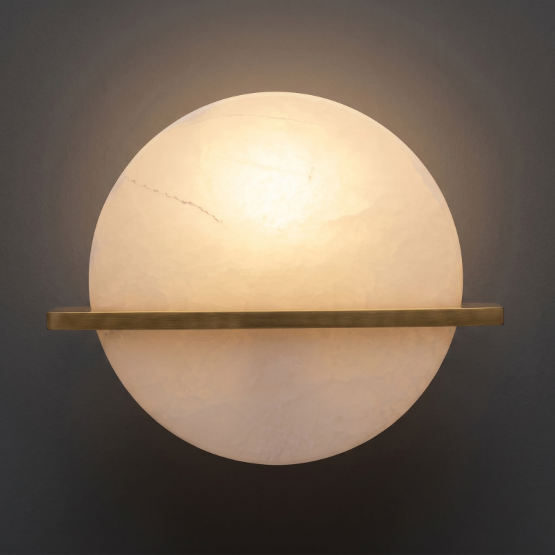 Alboette wandlamp van Spaans albast