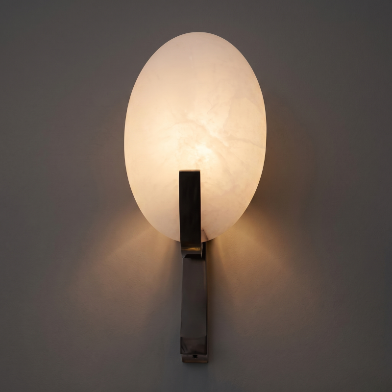 Alboette wandlamp van Spaans albast
