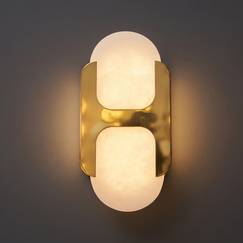 Alboette wandlamp van Spaans albast
