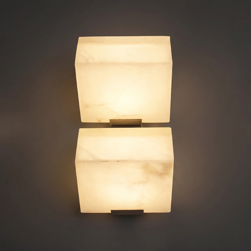 Alboette wandlamp van Spaans albast