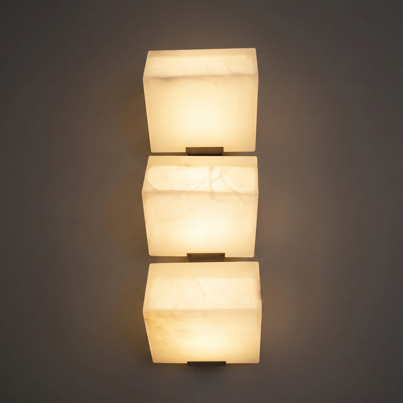 Alboette wandlamp van Spaans albast