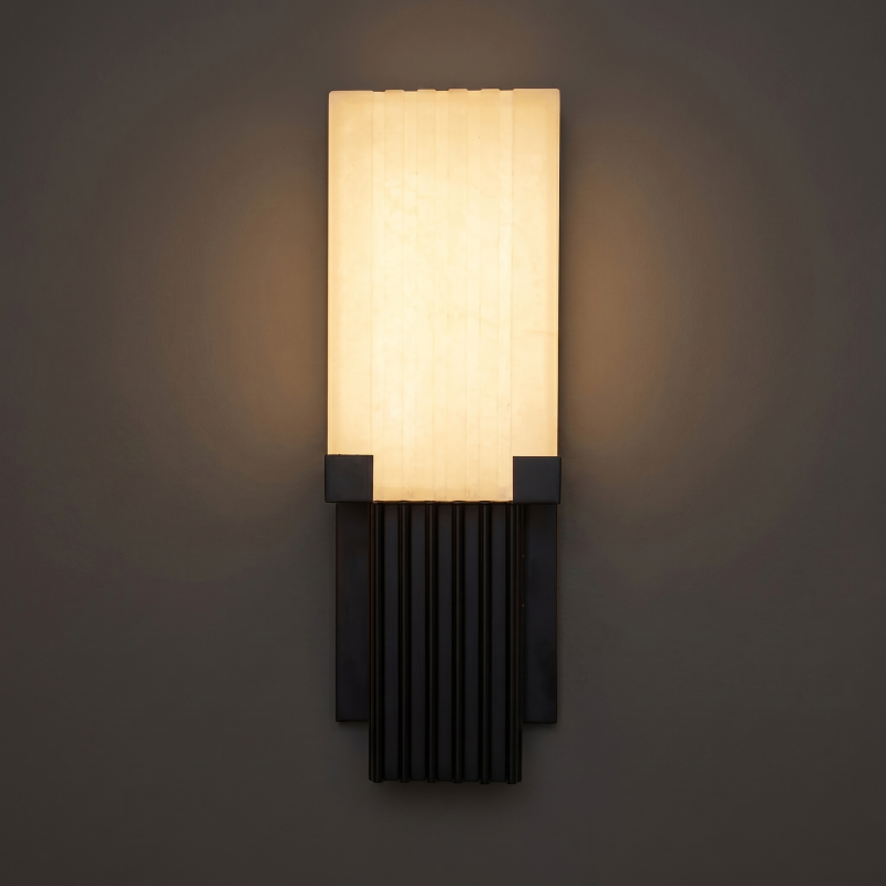 Alboette wandlamp van Spaans albast