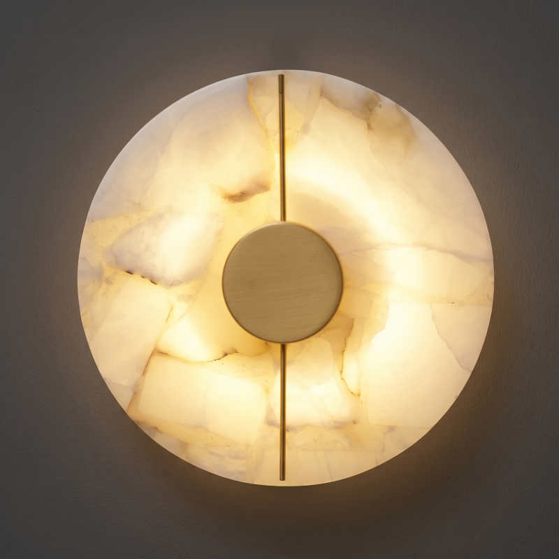 Alboette wandlamp van Spaans albast