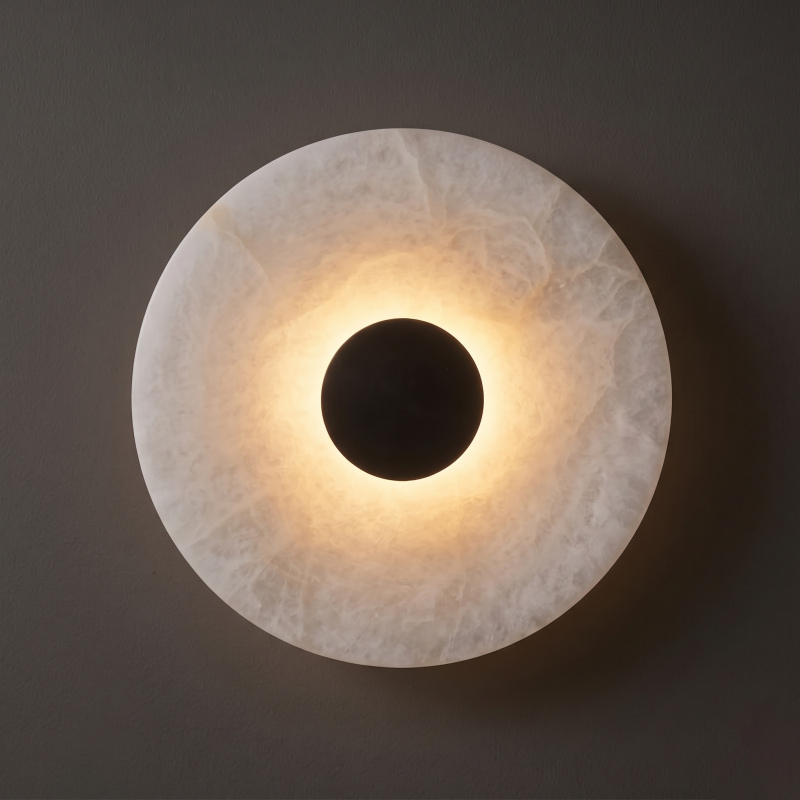 Alboette wandlamp van Spaans albast