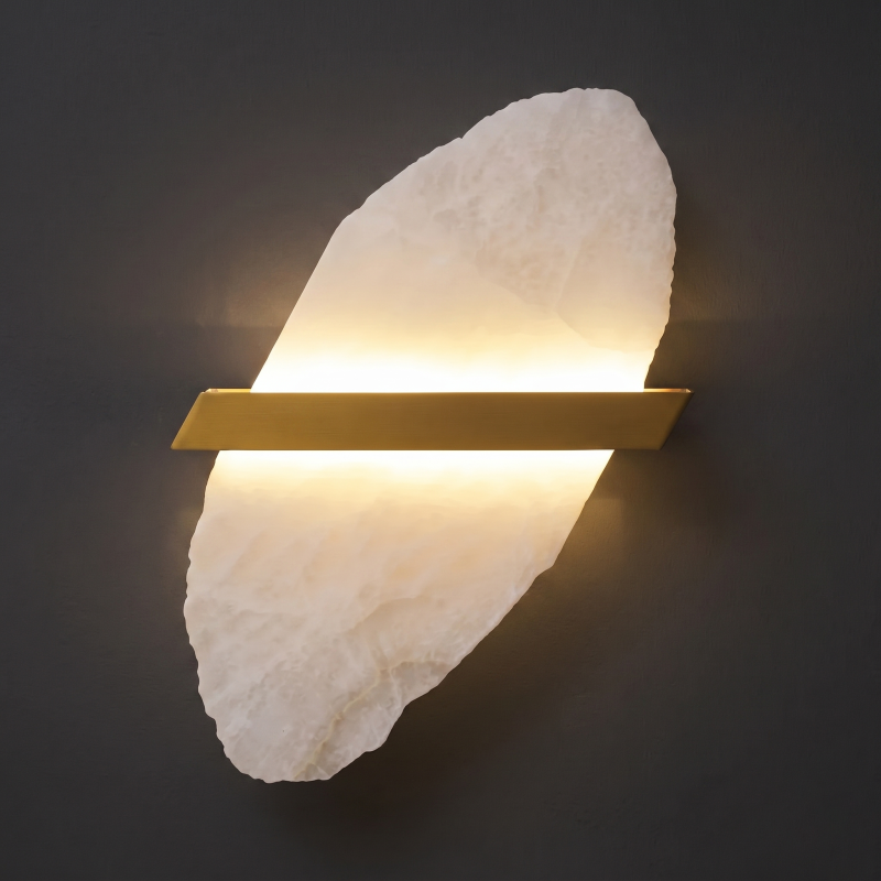 Alboette wandlamp van Spaans albast