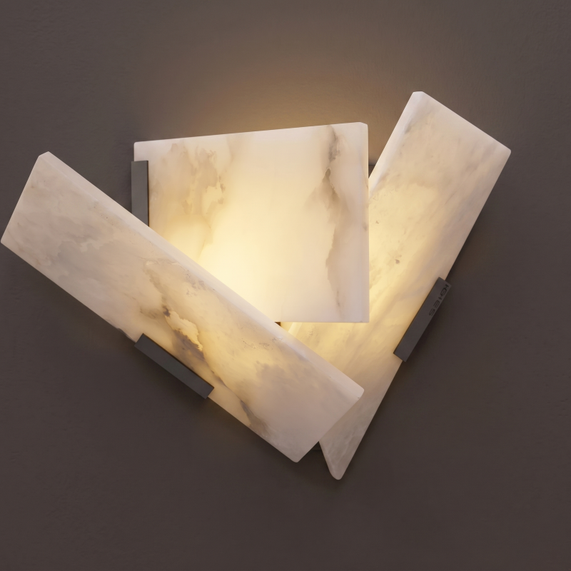 Alboette wandlamp van Spaans albast