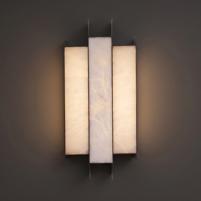 Alboette wandlamp van Spaans albast