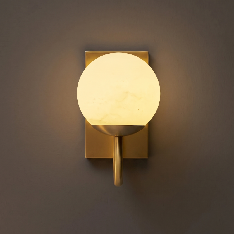 Alboette wandlamp van Spaans albast