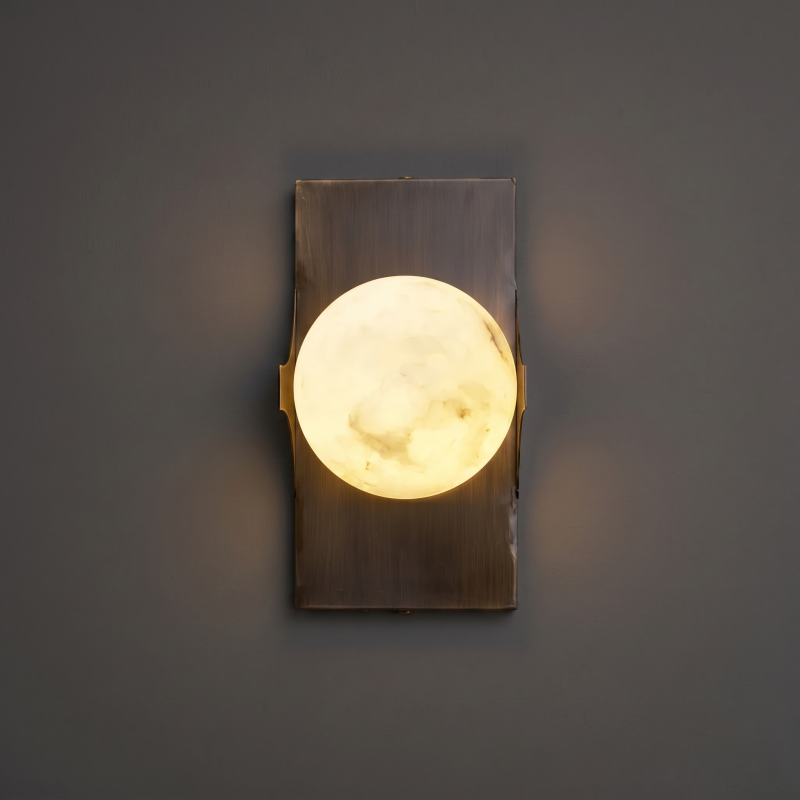 Alboette wandlamp van Spaans albast