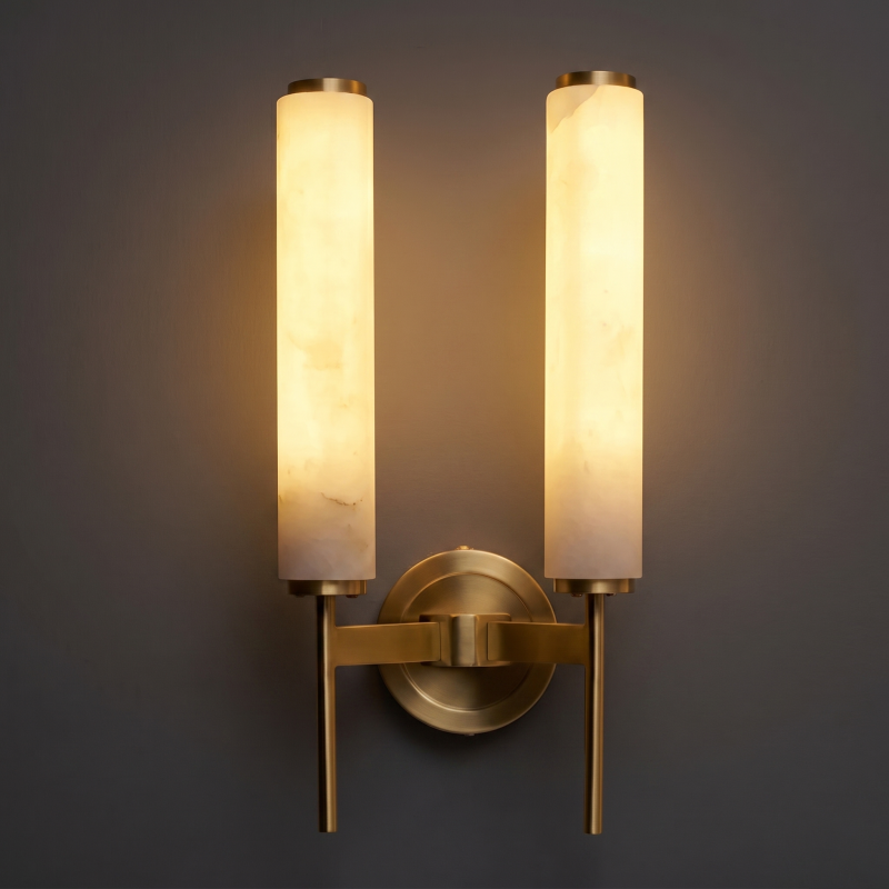Alboette wandlamp van Spaans albast