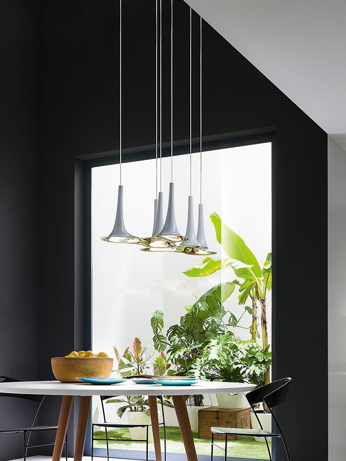 Rominex hanglamp acryl trompetvormig hedendaags