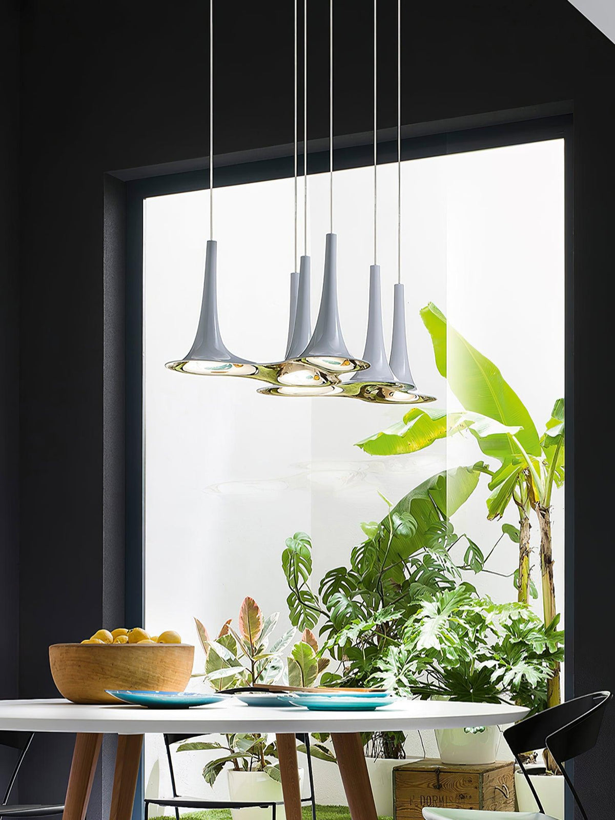 Rominex hanglamp acryl trompetvormig hedendaags