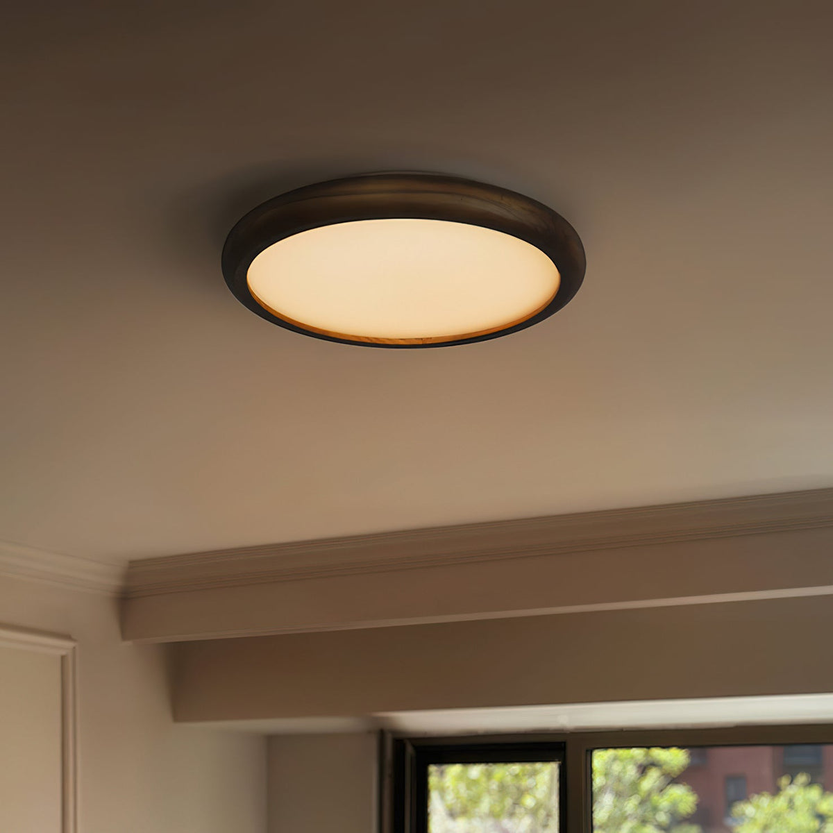 Sorisella vlakke plafondlamp