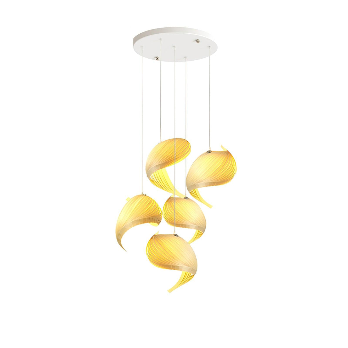 Loe Postmodern Luxe Houten hanglamp