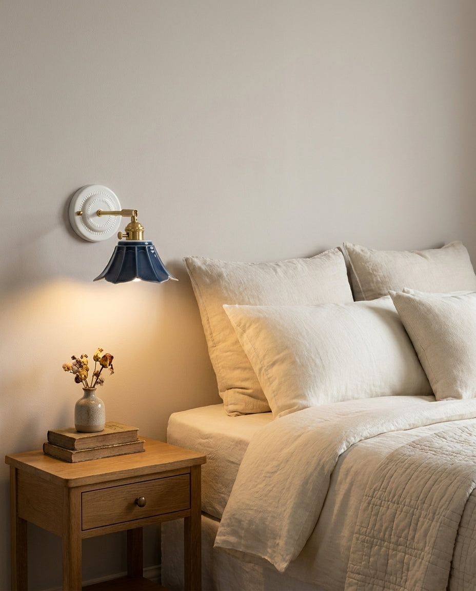 Navy wandlamp
