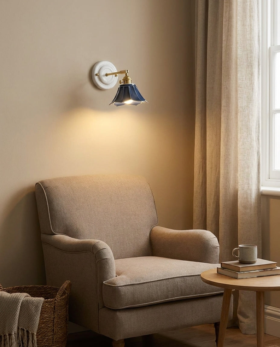 Navy wandlamp