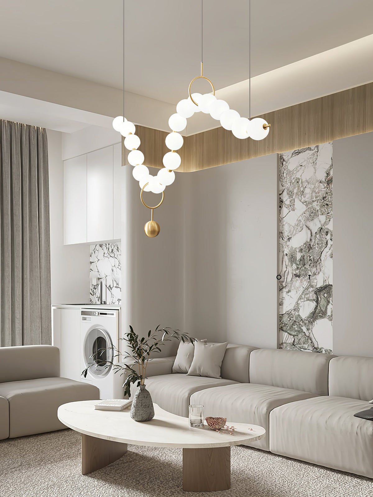 Eirinielle Hanglamp Halsketting Glas