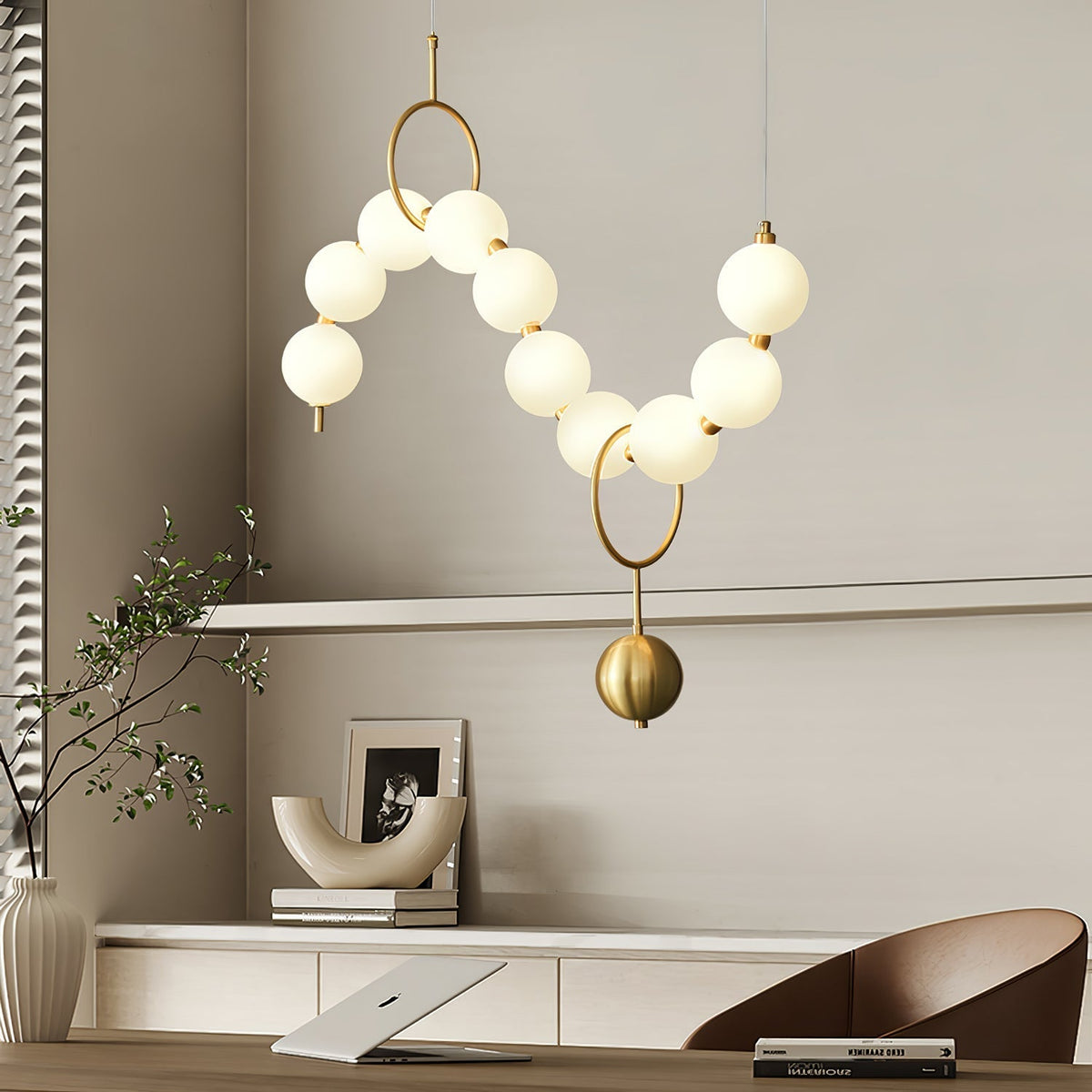 Eirinielle Hanglamp Halsketting Glas