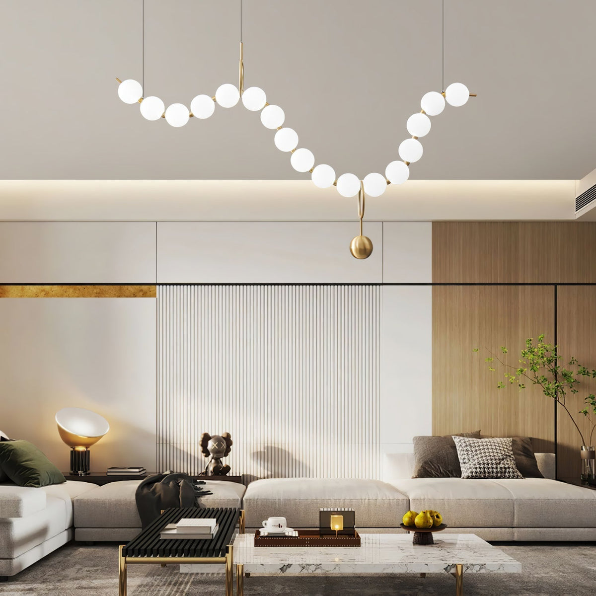 Eirinielle Hanglamp Halsketting Glas