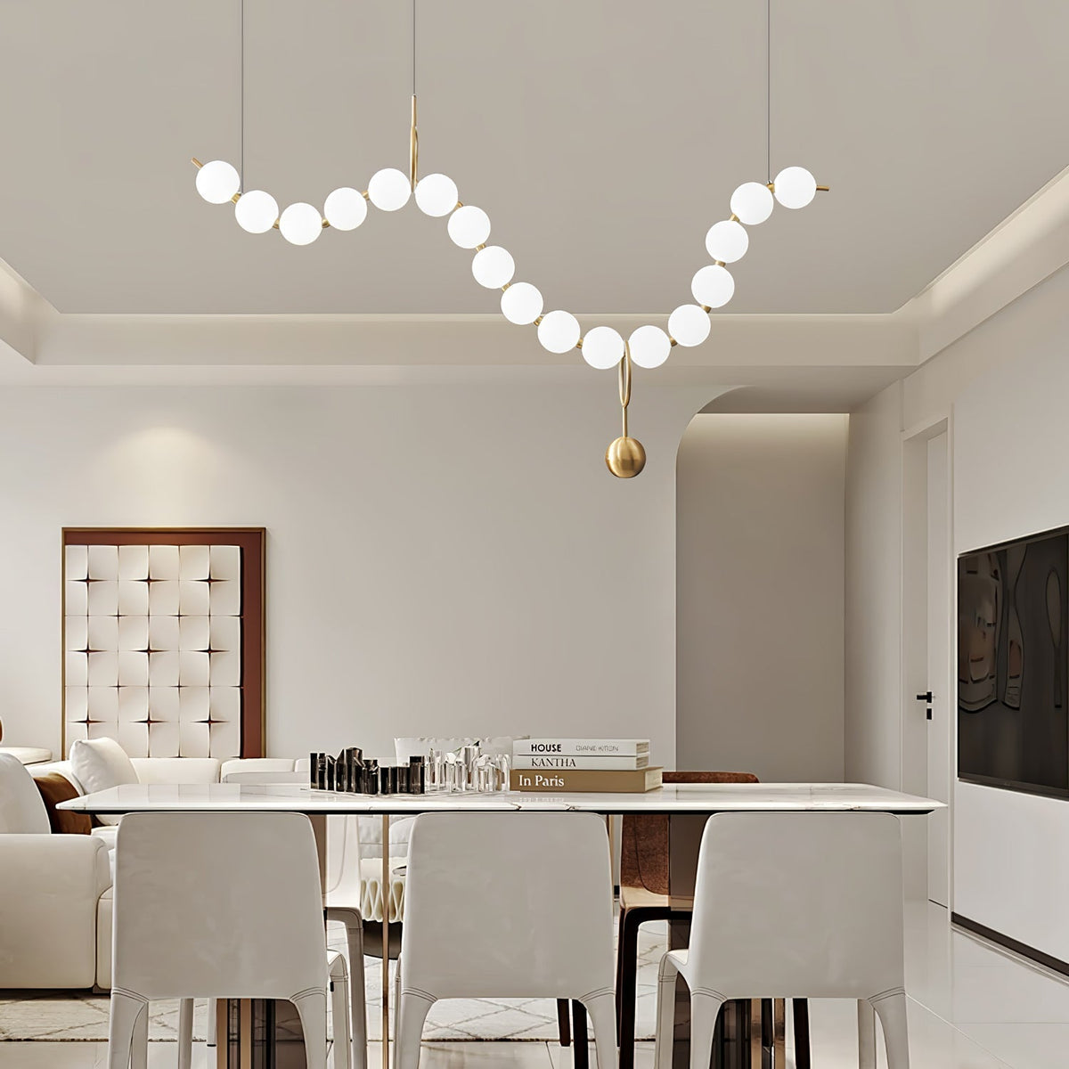Eirinielle Hanglamp Halsketting Glas