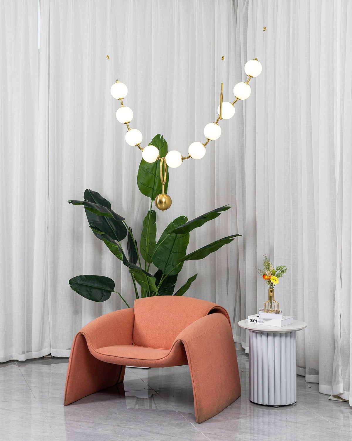 Eirinielle Hanglamp Halsketting Glas