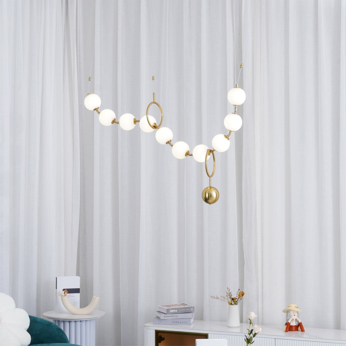 Eirinielle Hanglamp Halsketting Glas