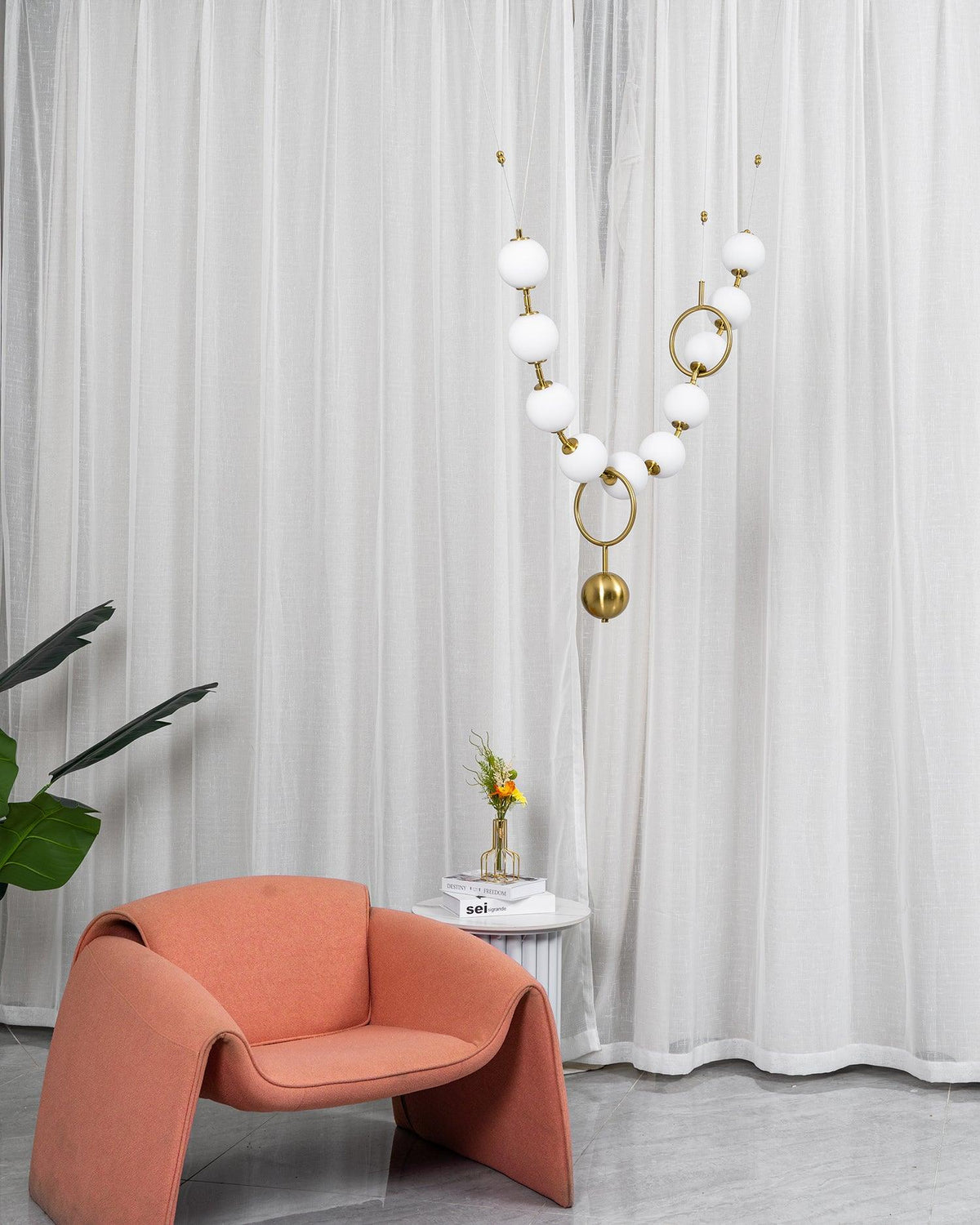 Eirinielle Hanglamp Halsketting Glas