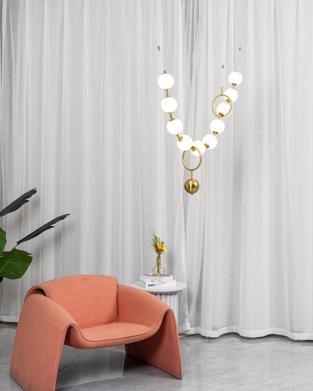 Eirinielle Hanglamp Halsketting Glas