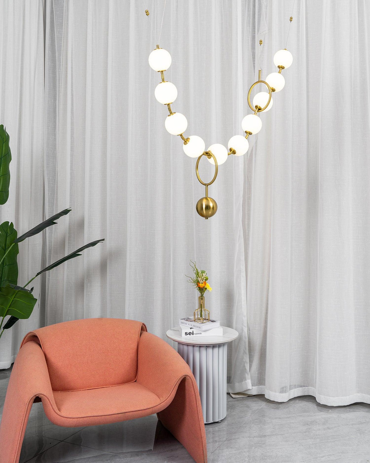 Eirinielle Hanglamp Halsketting Glas
