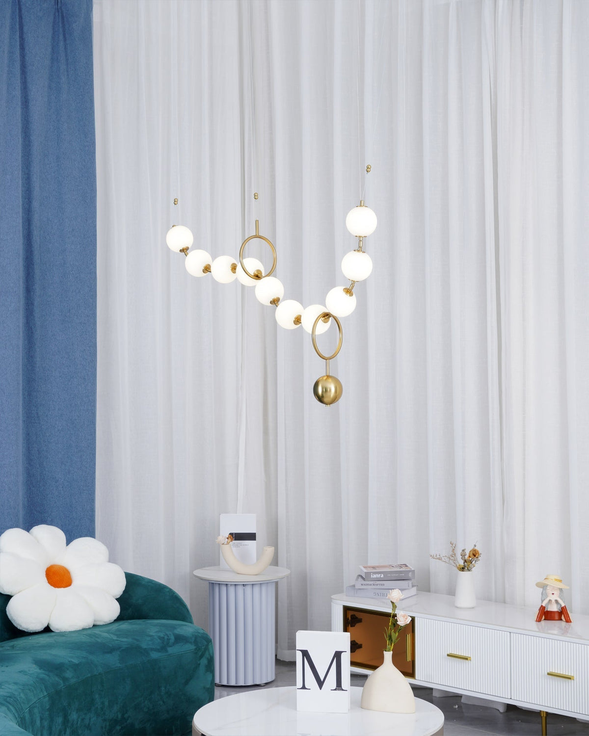 Eirinielle Hanglamp Halsketting Glas