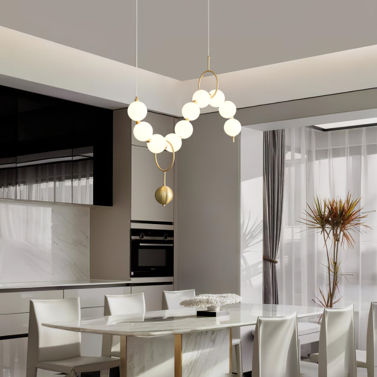 Eirinielle Hanglamp Halsketting Glas