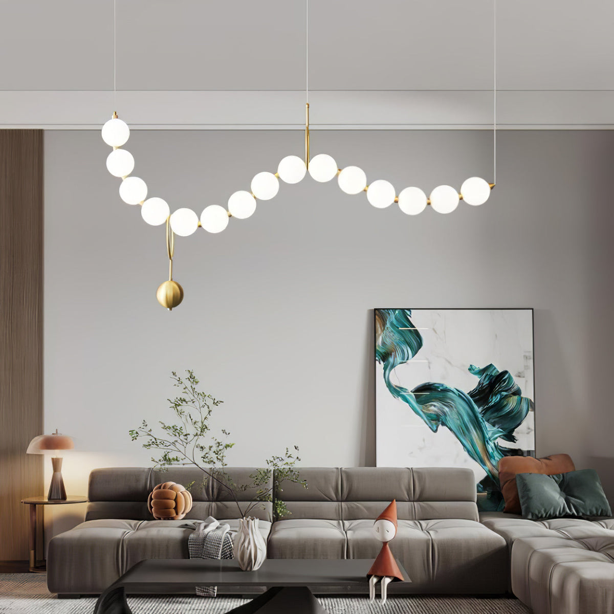 Eirinielle Hanglamp Halsketting Glas