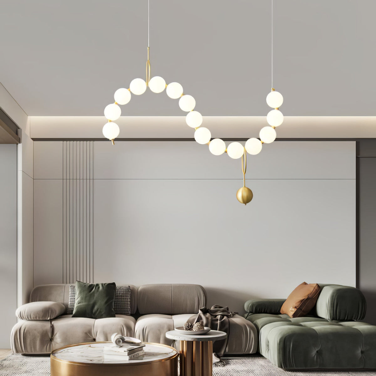Eirinielle Hanglamp Halsketting Glas