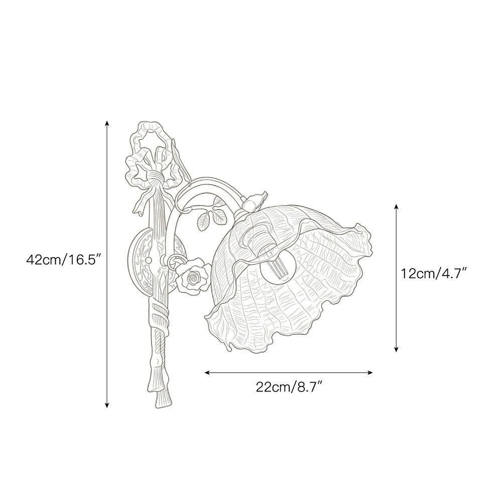 Elarose wandlamp