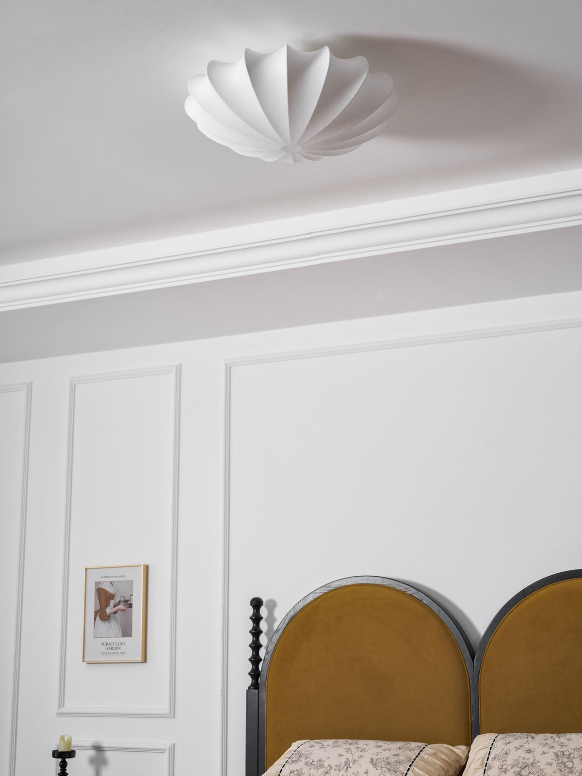 Miriveria plafondlamp stofkap sculpturale elegante