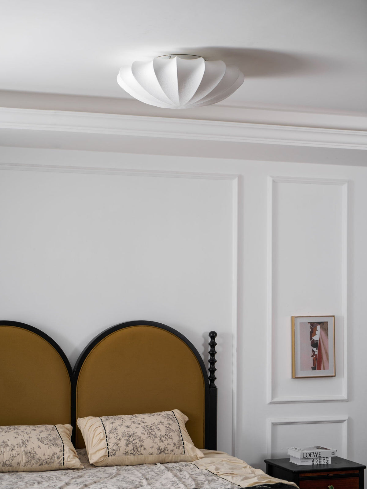 Miriveria plafondlamp stofkap sculpturale elegante