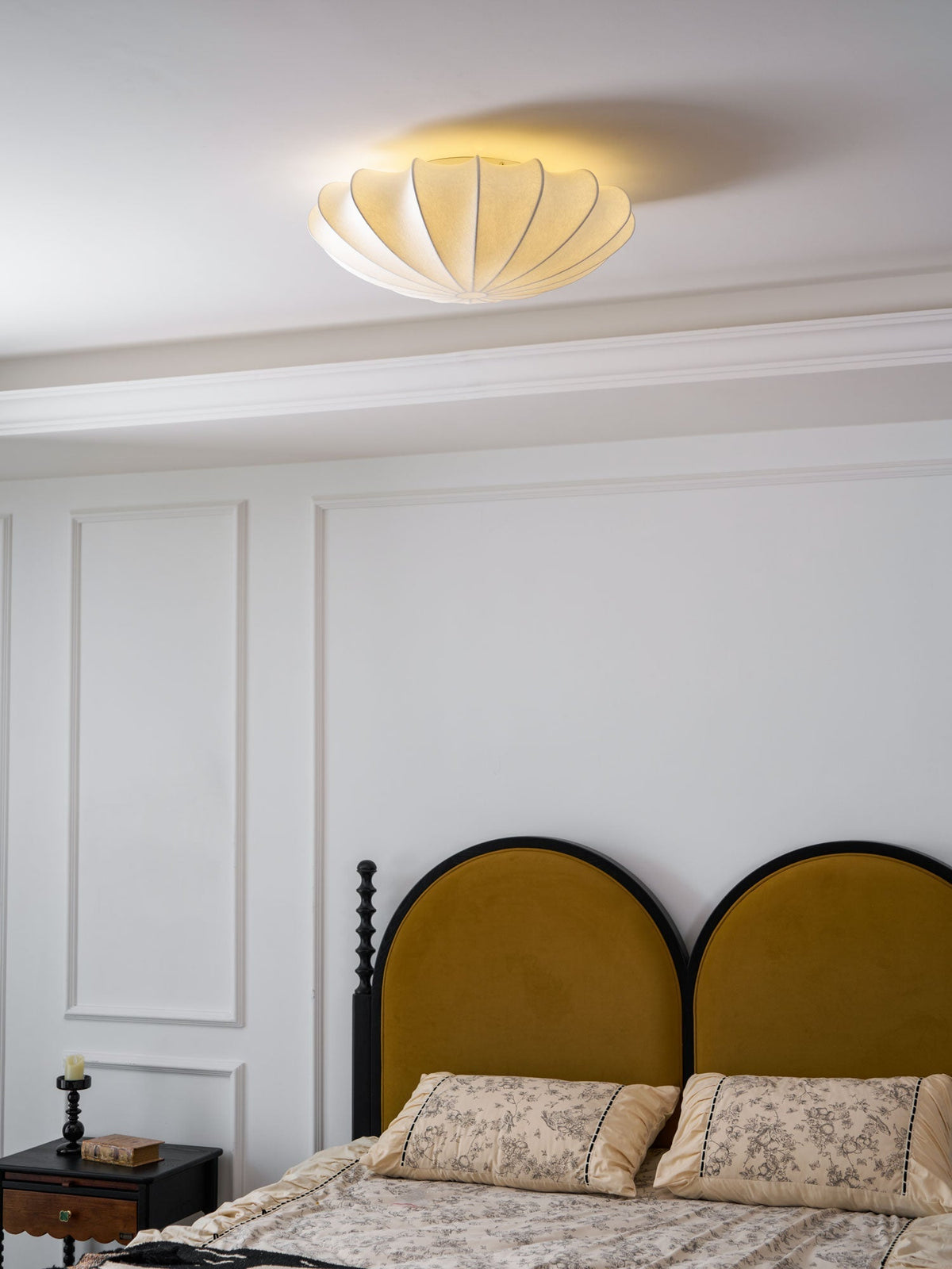 Miriveria plafondlamp stofkap sculpturale elegante