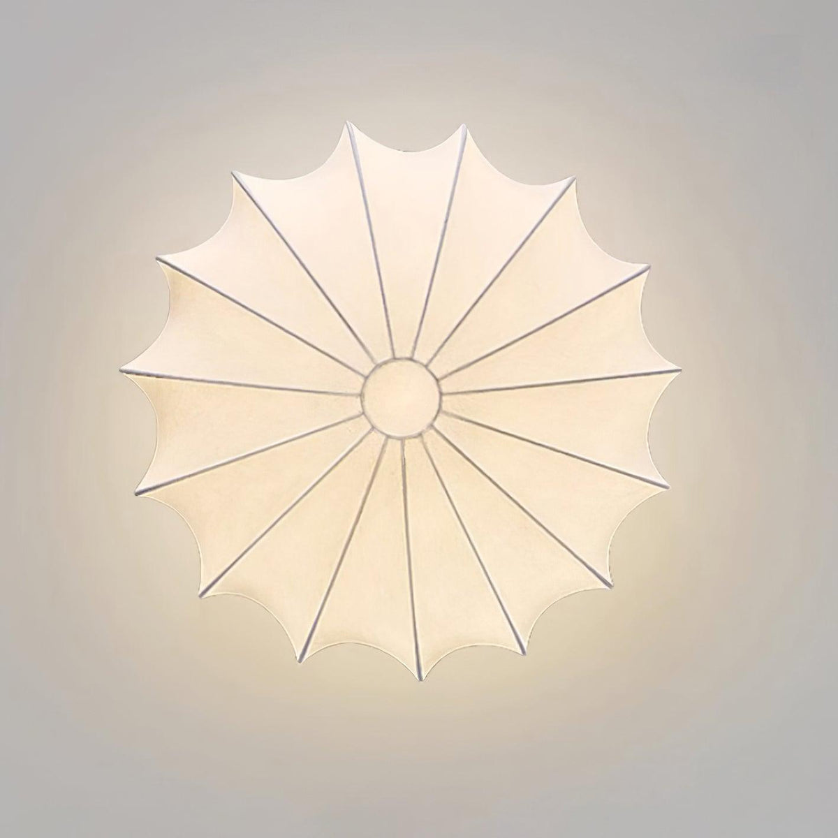 Miriveria plafondlamp stofkap sculpturale elegante