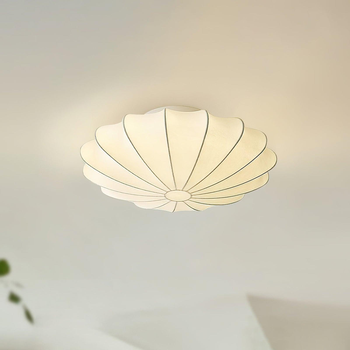 Miriveria plafondlamp stofkap sculpturale elegante
