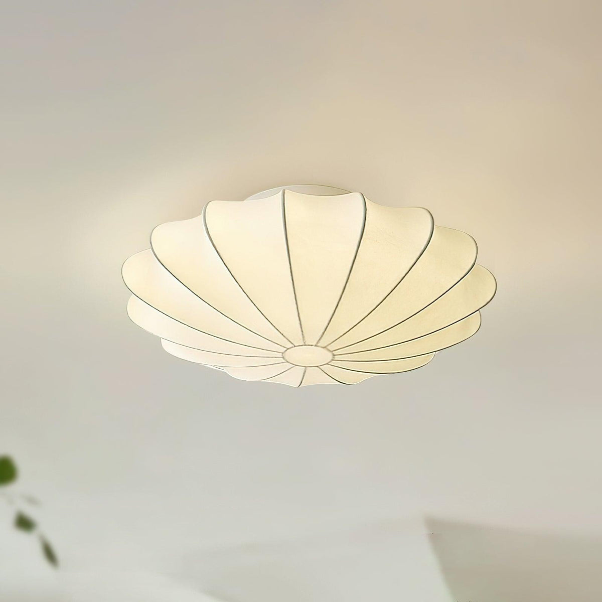 Miriveria plafondlamp stofkap sculpturale elegante