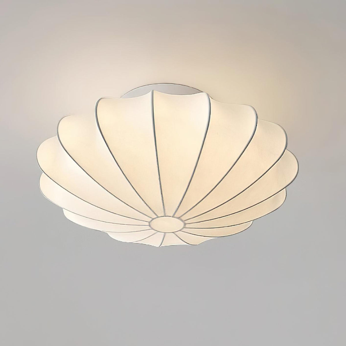 Miriveria plafondlamp stofkap sculpturale elegante