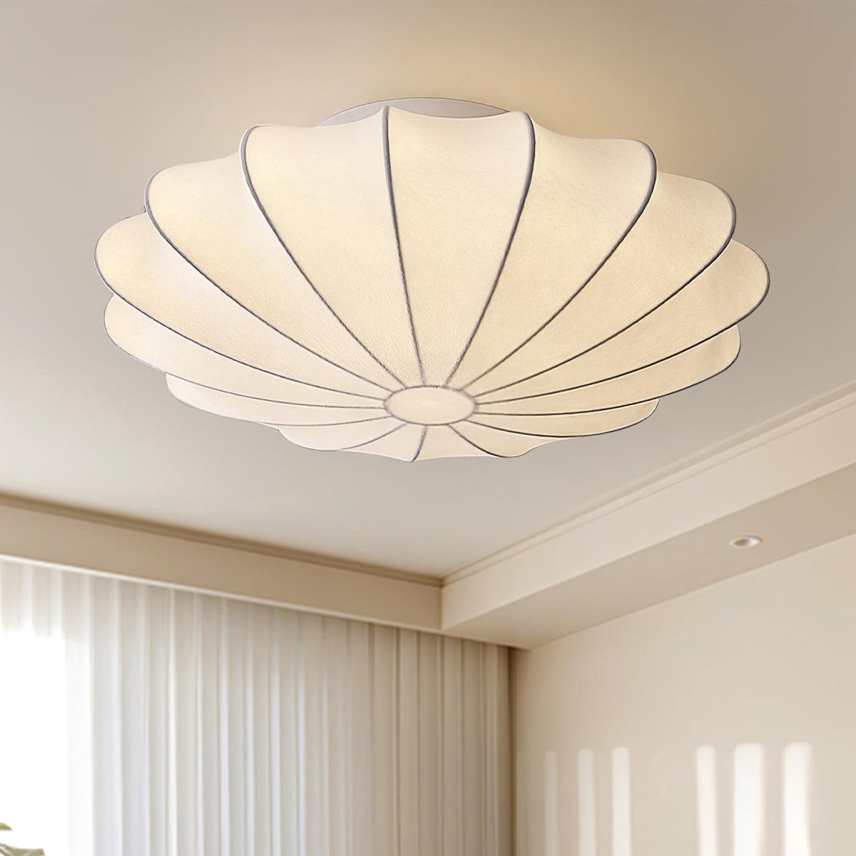 Miriveria plafondlamp stofkap sculpturale elegante