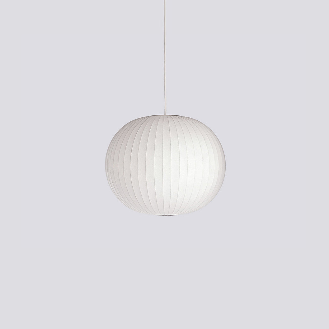 Bis hanglamp van zijde en staal