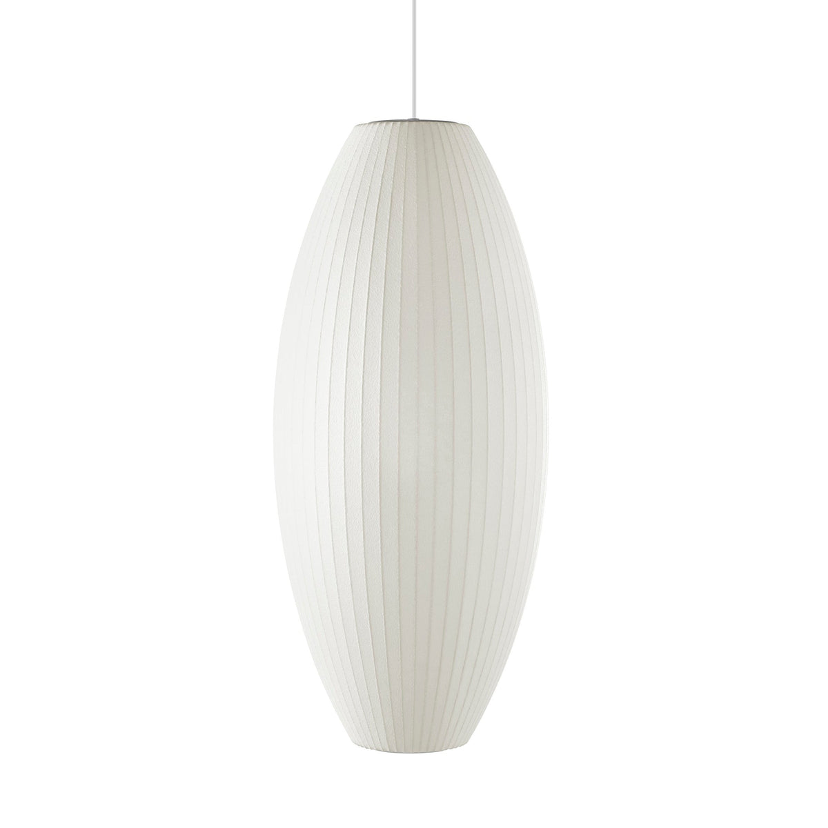 Bis hanglamp van zijde en staal