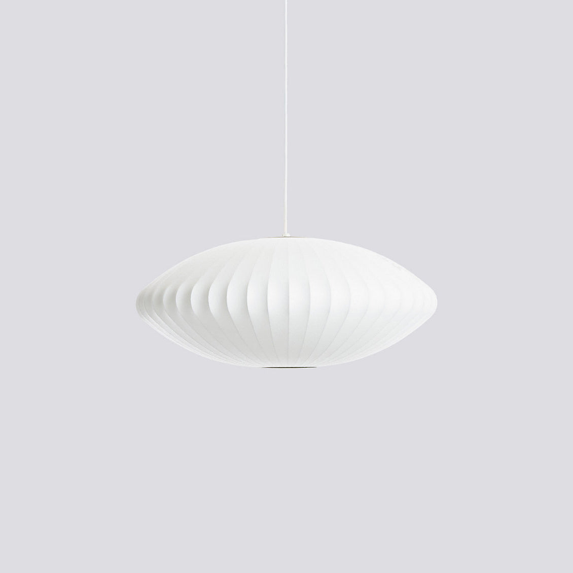 Bis hanglamp van zijde en staal