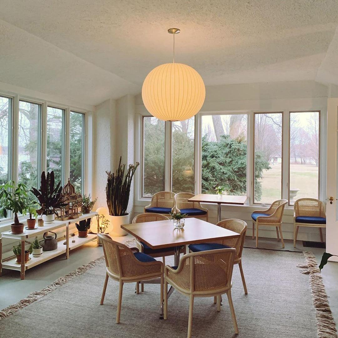 Nebula Bubble Mulberry Silk hanglamp